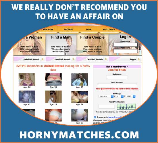 HornyMatches.comscreenshot img